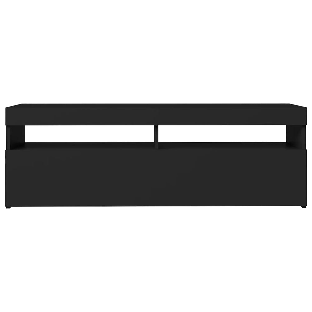 Tv-meubel met LED-verlichting 120x35x40 cm zwart MeubelReus