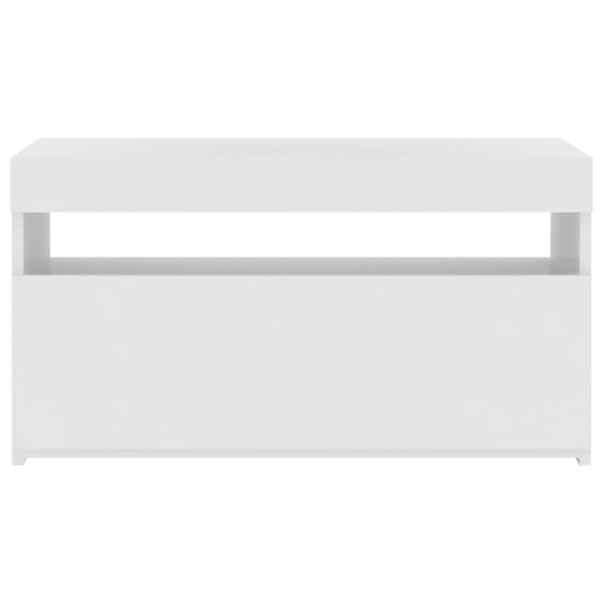Tv-meubel met LED-verlichting 75x35x40 cm wit MeubelReus