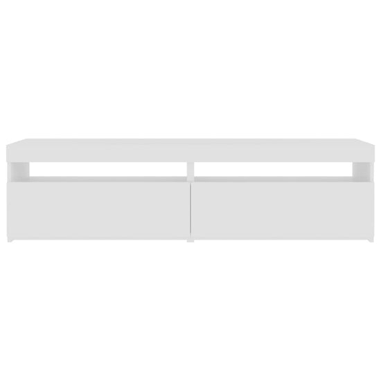 Tv-meubelen 2 st met LED-verlichting 75x35x40 cm wit MeubelReus