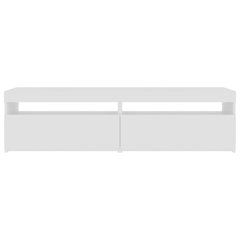 Tv-meubelen 2 st met LED-verlichting 75x35x40 cm wit MeubelReus