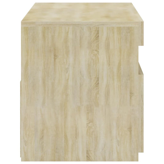 Tv-meubel met LED-verlichting 75x35x40 cm sonoma eikenkleurig MeubelReus