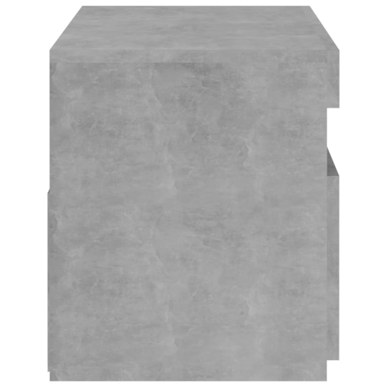 Tv-meubel met LED-verlichting 75x35x40 cm betongrijs MeubelReus