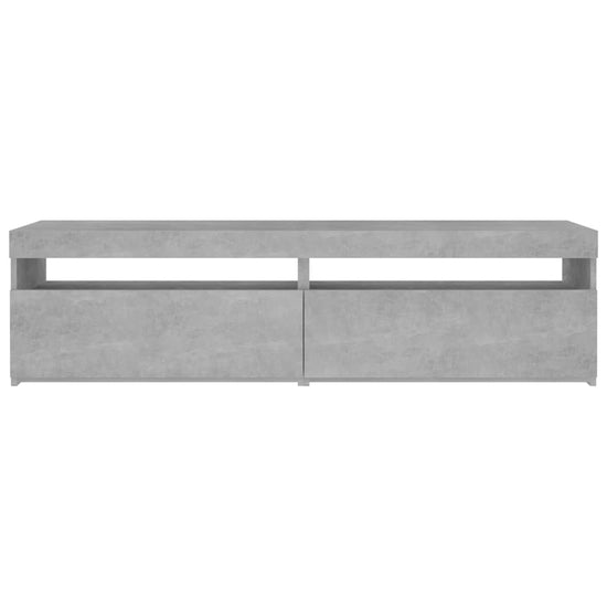 Tv-meubelen 2 st met LED-verlichting 75x35x40 cm betongrijs MeubelReus