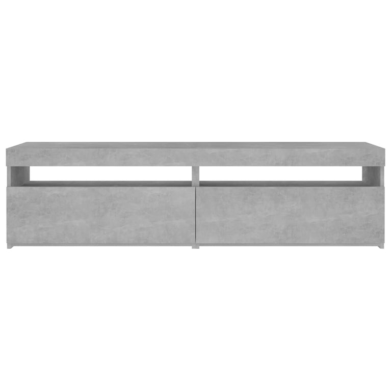Tv-meubelen 2 st met LED-verlichting 75x35x40 cm betongrijs MeubelReus
