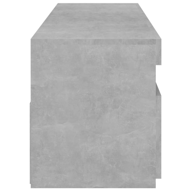 Tv-meubelen 2 st met LED-verlichting 75x35x40 cm betongrijs MeubelReus