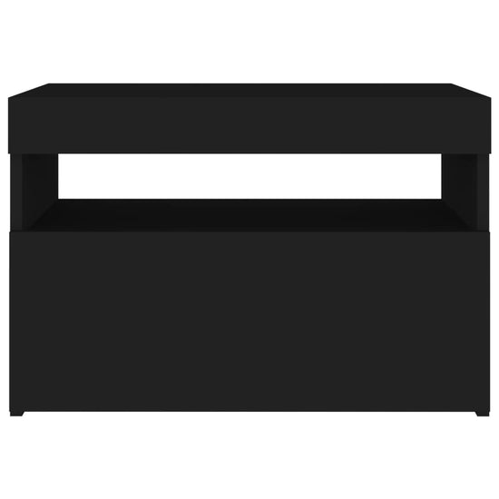 Tv-meubelen 2 st met LED-verlichting 60x35x40 cm zwart MeubelReus