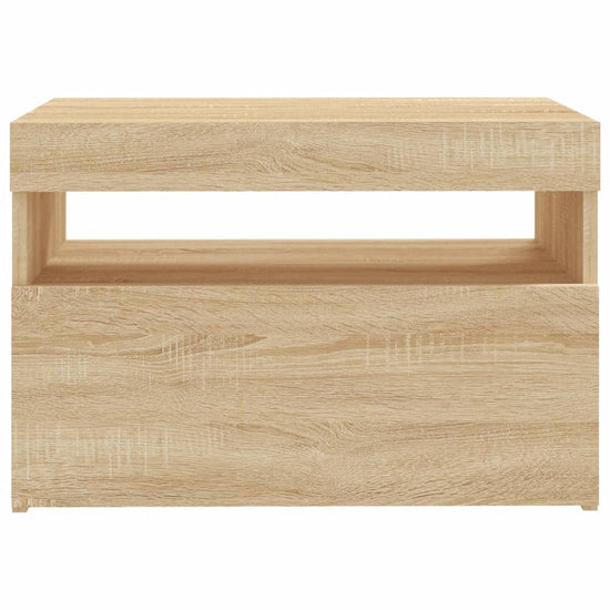 Tv-meubel met LED-verlichting 60x35x40 cm sonoma eikenkleurig MeubelReus