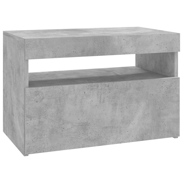 Tv-meubelen 2 st met LED-verlichting 60x35x40 cm betongrijs MeubelReus