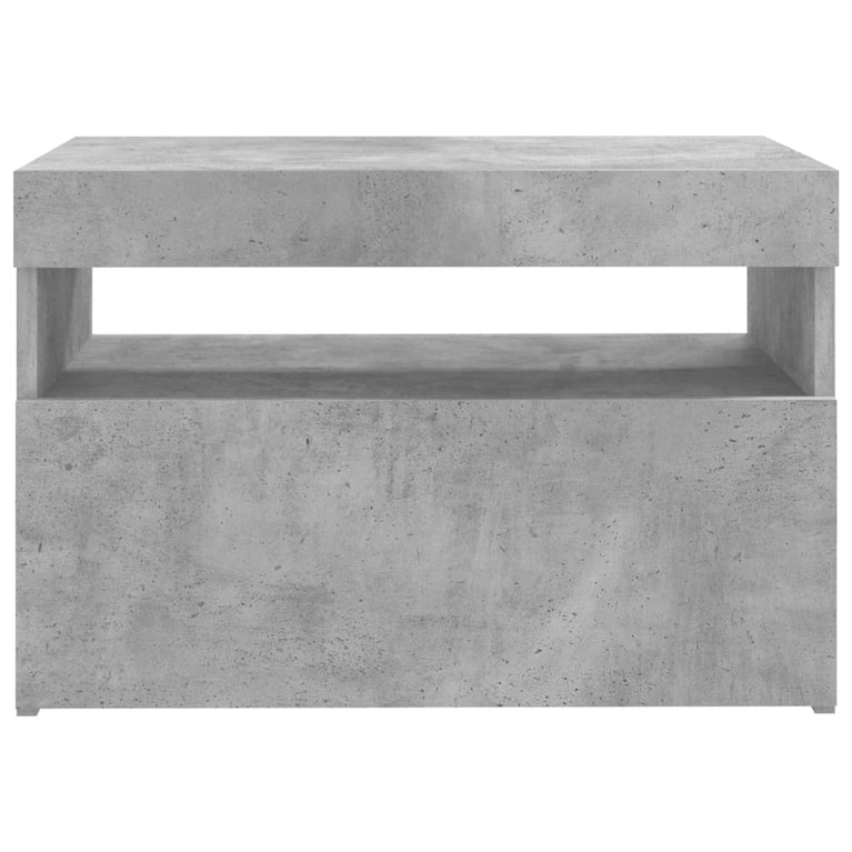Tv-meubelen 2 st met LED-verlichting 60x35x40 cm betongrijs MeubelReus