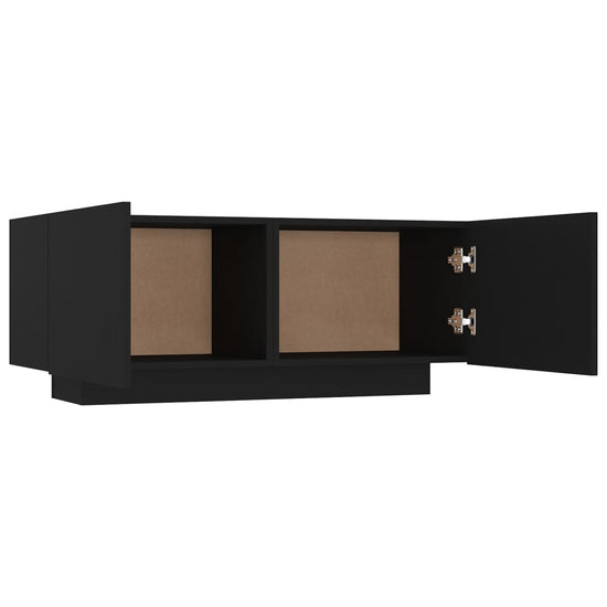 Tv-meubel 100x35x40 cm spaanplaat zwart MeubelReus