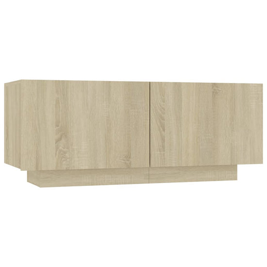 Tv-meubel 100x35x40 cm spaanplaat sonoma eikenkleurig MeubelReus