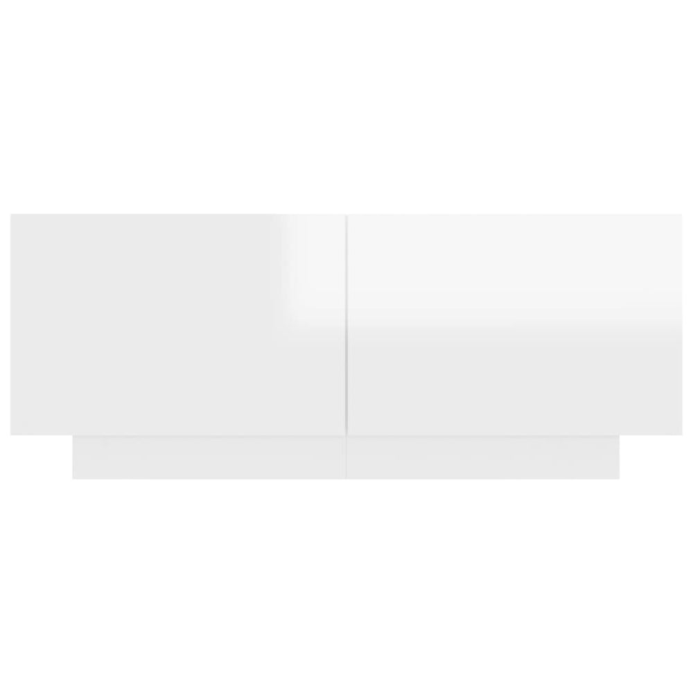 Tv-meubel 100x35x40 cm spaanplaat hoogglans wit MeubelReus