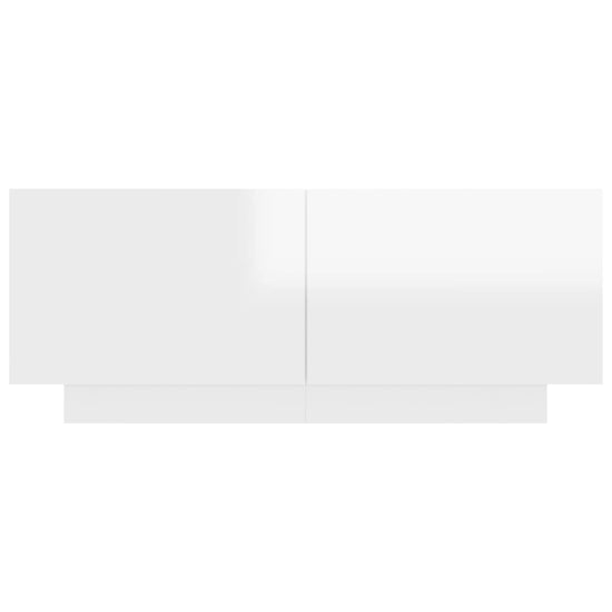 Tv-meubel 100x35x40 cm spaanplaat hoogglans wit MeubelReus