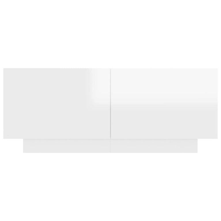 Tv-meubel 100x35x40 cm spaanplaat hoogglans wit MeubelReus