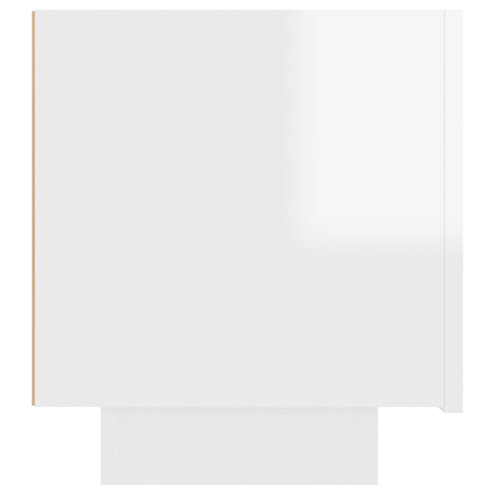 Tv-meubel 100x35x40 cm spaanplaat hoogglans wit MeubelReus