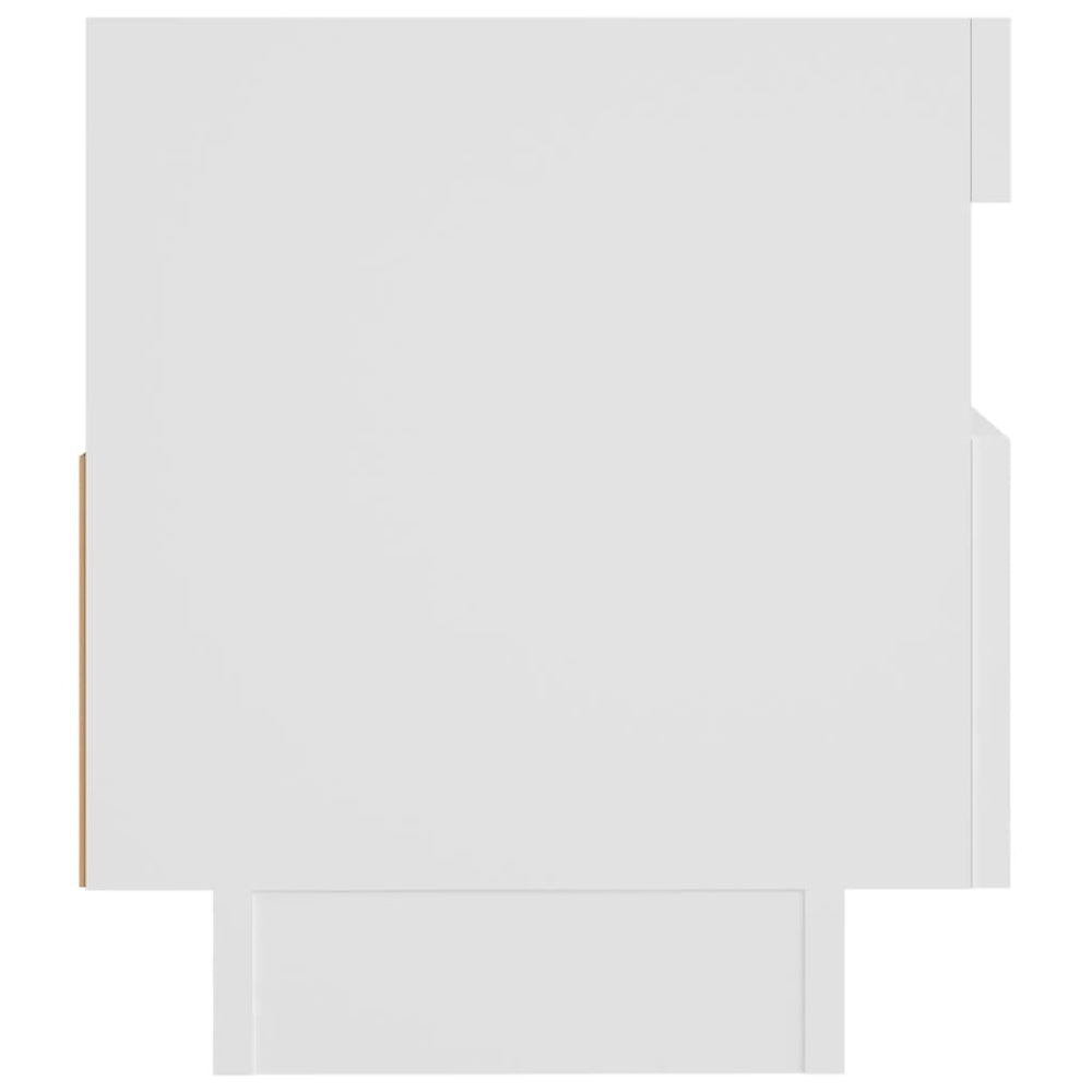 Tv-meubel met LED-verlichting 80x35x40 cm wit MeubelReus