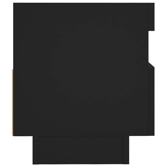 Tv-meubel met LED-verlichting 80x35x40 cm zwart MeubelReus