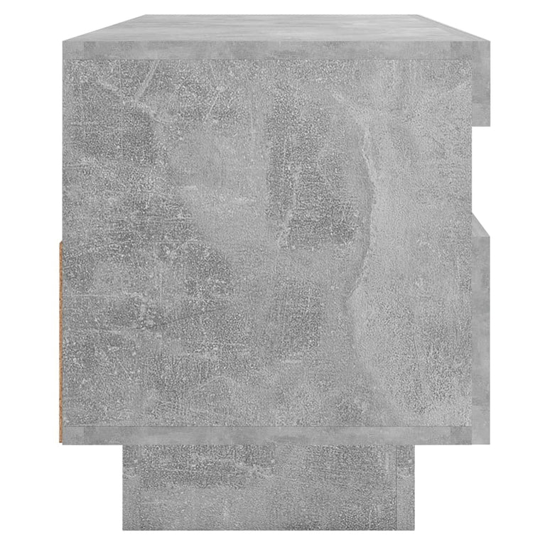 Tv-meubel met LED-verlichting 100x35x40 cm betongrijs MeubelReus