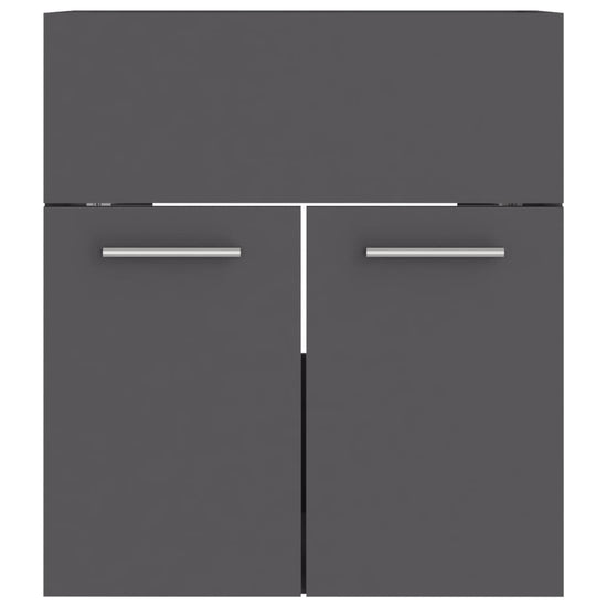 Wastafelkast 41x38,5x46 cm spaanplaat grijs MeubelReus