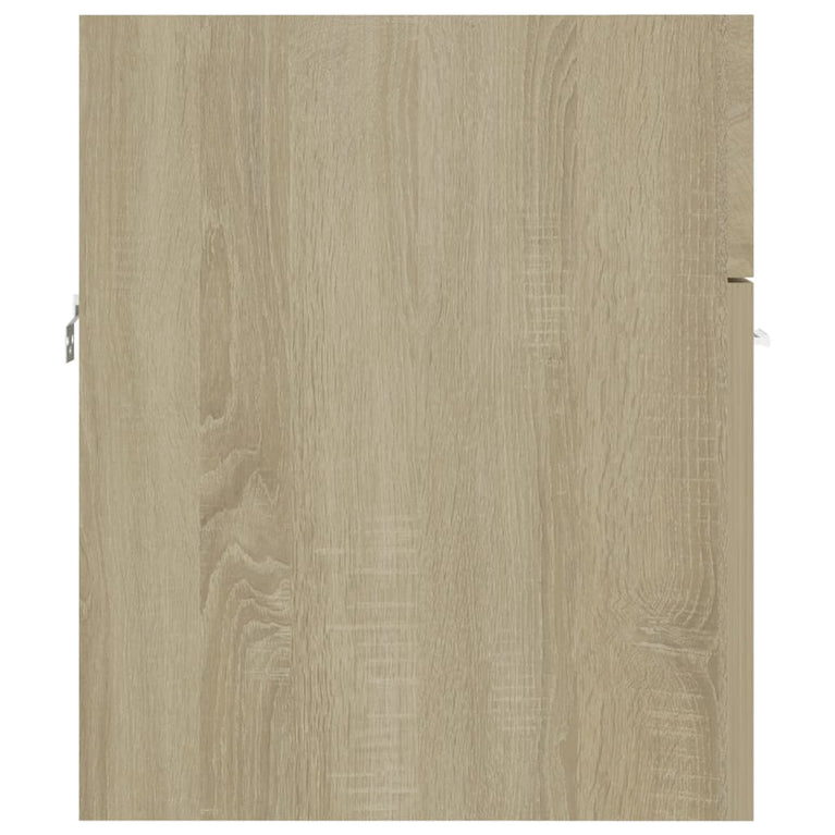 Wastafelkast 41x38,5x46 cm spaanplaat sonoma eikenkleurig MeubelReus