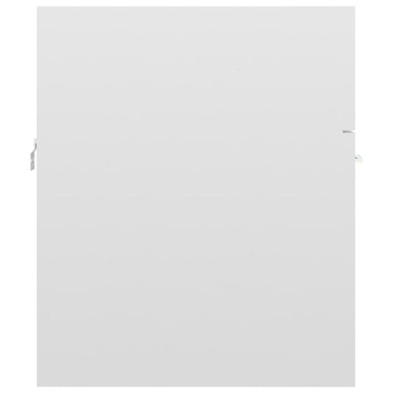 Wastafelkast 41x38,5x46 cm spaanplaat hoogglans wit MeubelReus