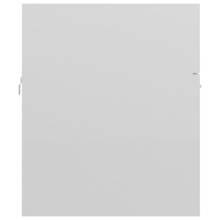 Wastafelkast 80x38,5x46 cm spaanplaat hoogglans wit MeubelReus