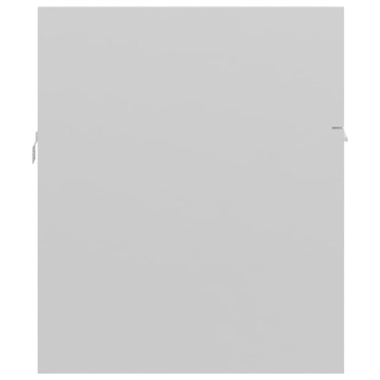 Wastafelkast 90x38,5x46 cm spaanplaat hoogglans wit MeubelReus