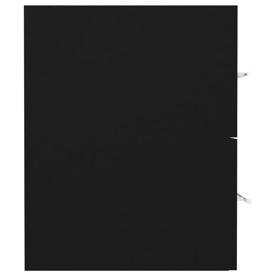 Wastafelkast 41x38,5x48 cm spaanplaat zwart MeubelReus