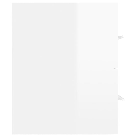 Wastafelkast 41x38,5x48 cm spaanplaat hoogglans wit MeubelReus