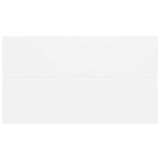 Wastafelkast 80x38,5x45 cm spaanplaat wit MeubelReus