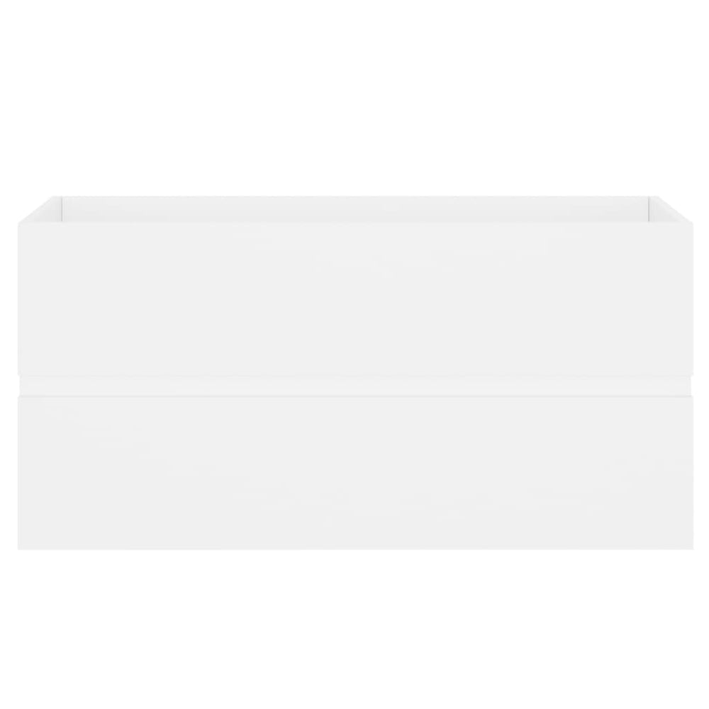 Wastafelkast 90x38,5x45 cm spaanplaat wit MeubelReus