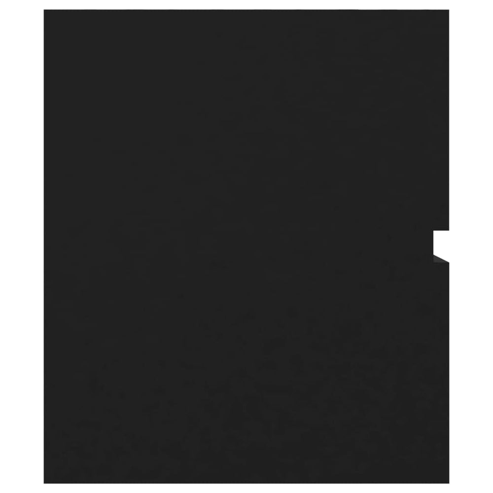 Wastafelkast 90x38,5x45 cm spaanplaat zwart MeubelReus