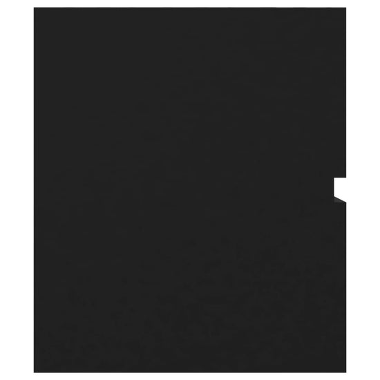 Wastafelkast 90x38,5x45 cm spaanplaat zwart MeubelReus