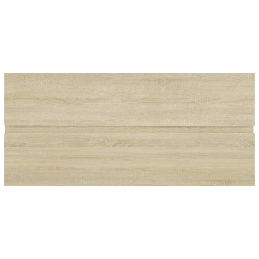 Wastafelkast 100x38,5x45 cm spaanplaat sonoma eikenkleurig MeubelReus
