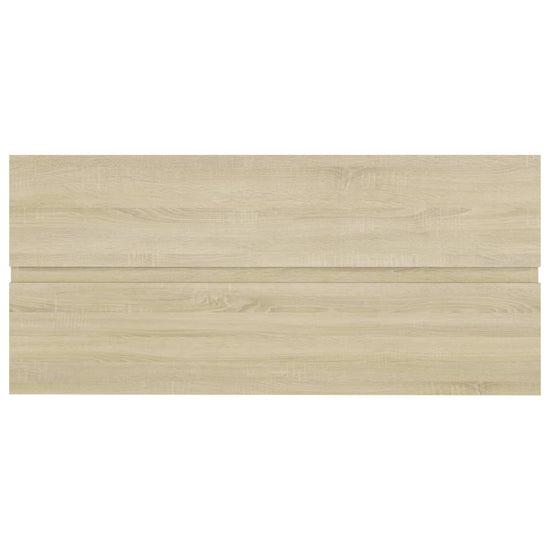 Wastafelkast 100x38,5x45 cm spaanplaat sonoma eikenkleurig MeubelReus