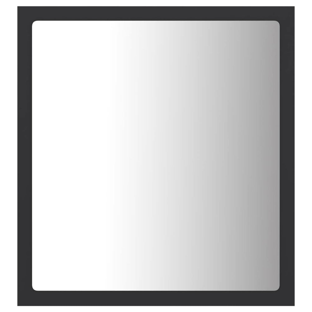 Badkamerspiegel LED 40x8,5x37 cm acryl grijs MeubelReus