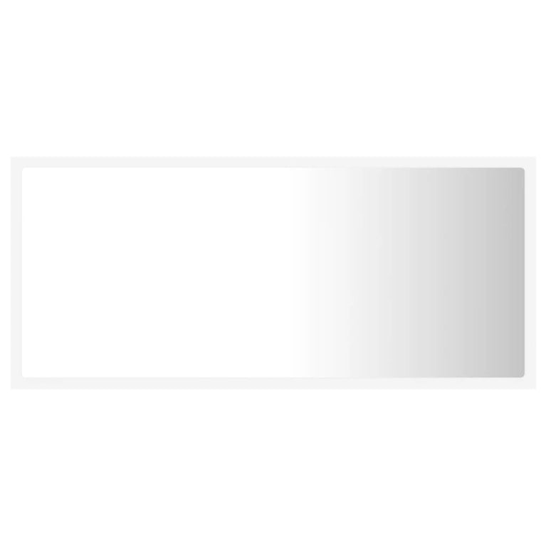 Badkamerspiegel LED 90x8,5x37 cm acryl wit MeubelReus
