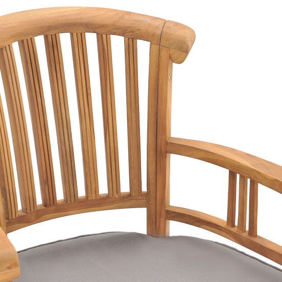 5-delige Tuinset met kussens massief teakhout MeubelReus