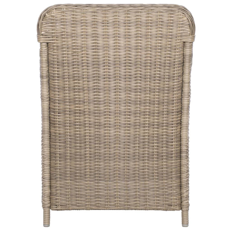 9-delige Tuinset poly rattan bruin MeubelReus