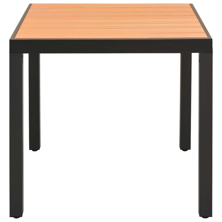 5-delige Tuinset zwart en bruin MeubelReus