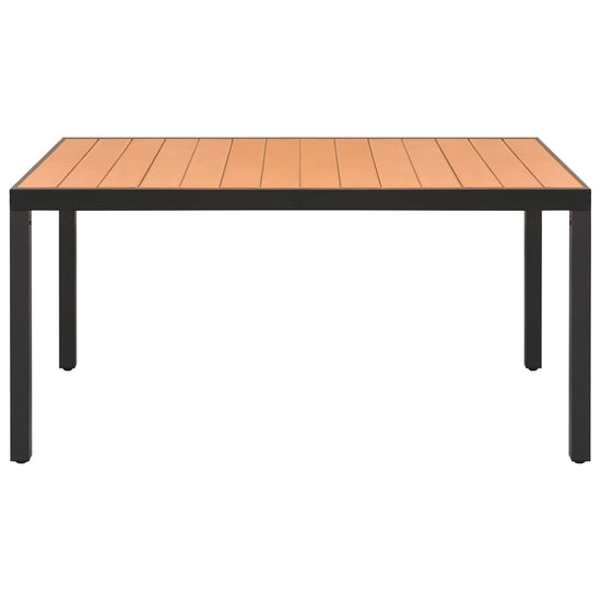 5-delige Tuinset zwart en bruin MeubelReus