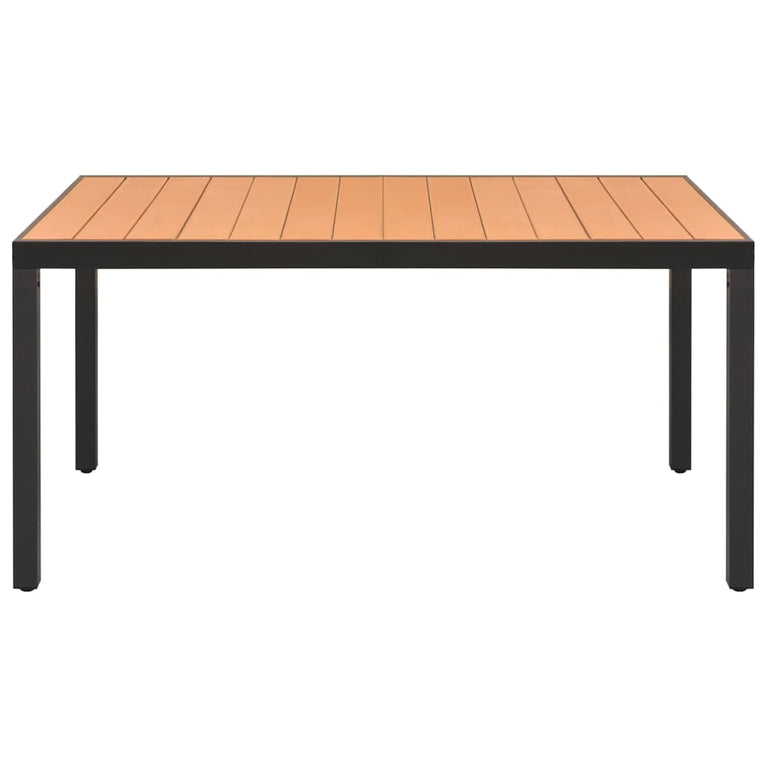 5-delige Tuinset zwart en bruin MeubelReus