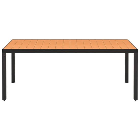 9-delige Tuinset zwart en bruin MeubelReus