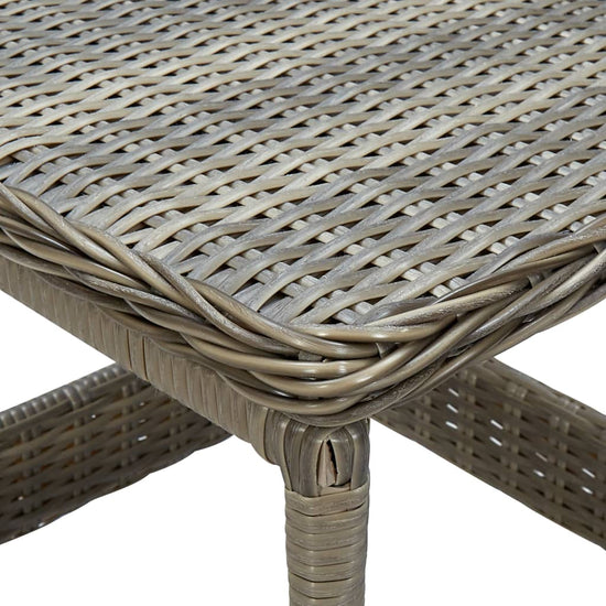 3-delige Loungeset met kussens poly rattan bruin MeubelReus