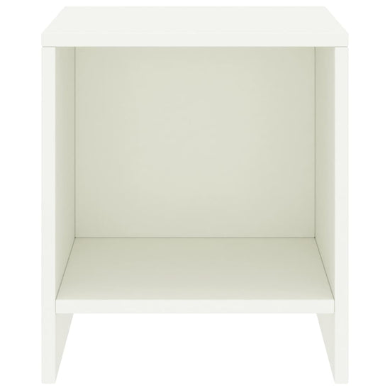 Nachtkastjes 2 st 35x30x40 cm massief grenenhout wit MeubelReus