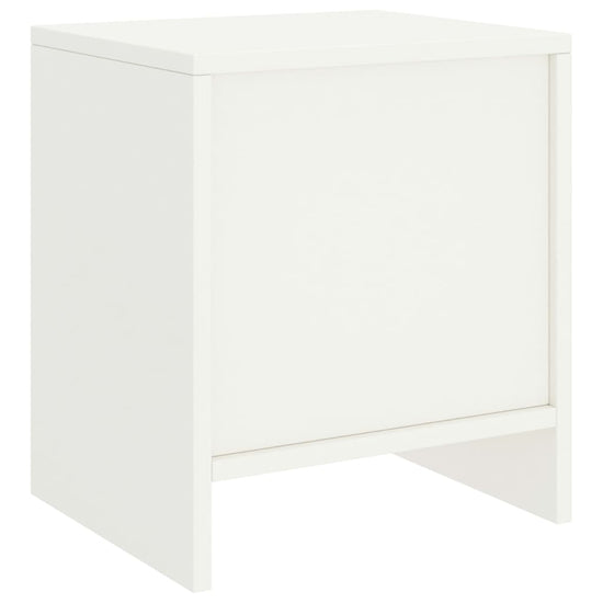 Nachtkastjes 2 st 35x30x40 cm massief grenenhout wit MeubelReus
