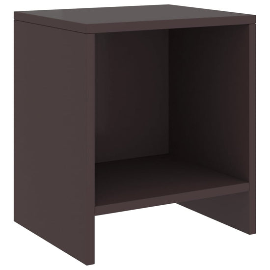 Nachtkastjes 2 st 35x30x40 cm massief grenenhout donkerbruin MeubelReus