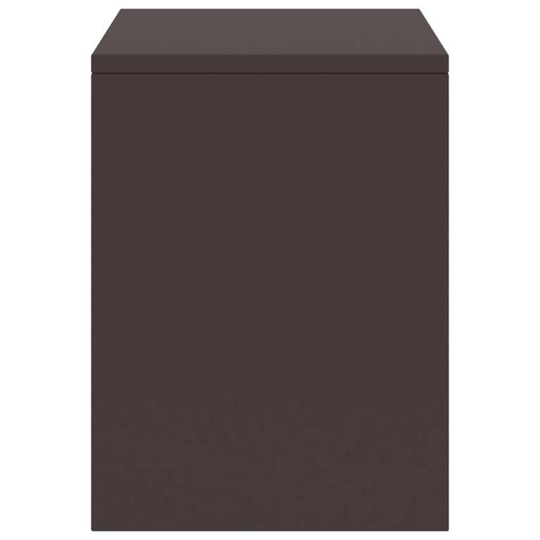 Nachtkastjes 2 st 35x30x40 cm massief grenenhout donkerbruin MeubelReus