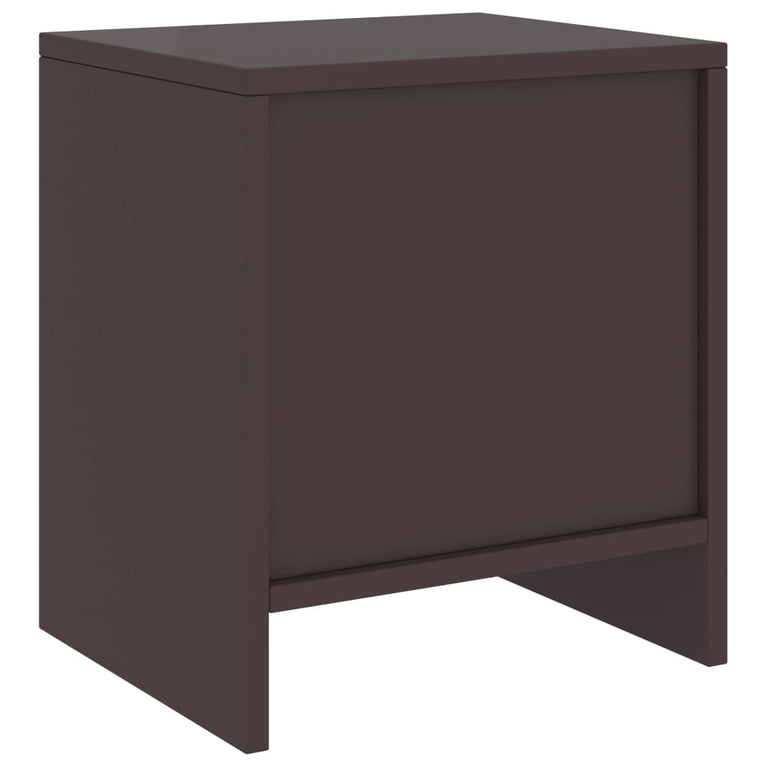 Nachtkastjes 2 st 35x30x40 cm massief grenenhout donkerbruin MeubelReus
