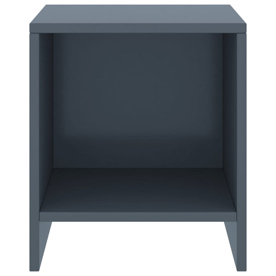 Nachtkastjes 2 st 35x30x40 cm massief grenenhout lichtgrijs MeubelReus